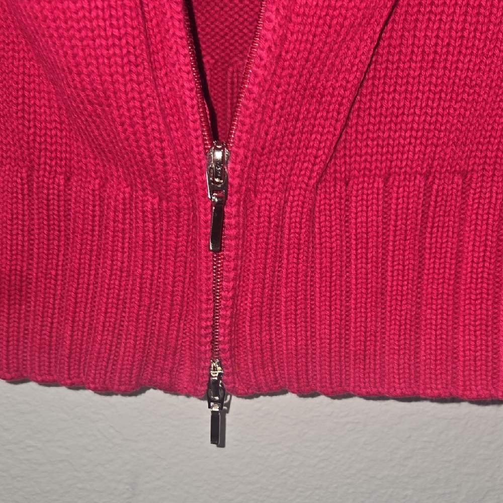 High Sierra Women's Vibrant Red Knit Cardigan - Picture 6 of 8